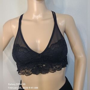 Elegant Black Lace Bralette